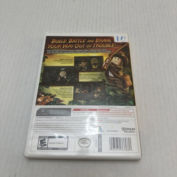 LEGO Indiana Jones The Original Adventures Nintendo Wii - Complete CIB - Picture 6 of 6